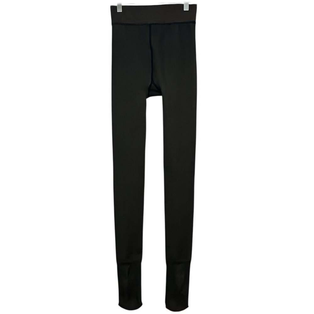 Dark Brown Thermal Fleece lined tights size S